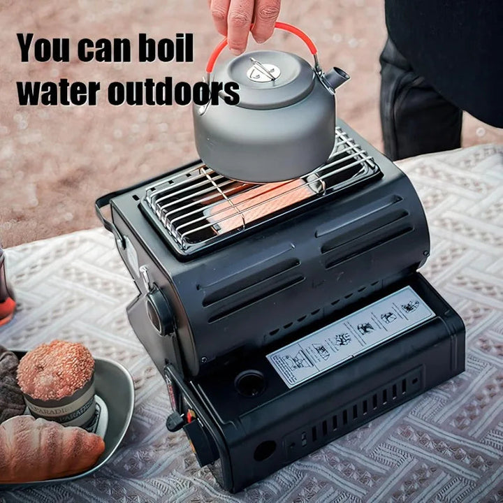 Warm Camping dubbel-funktionsvärmare och spis