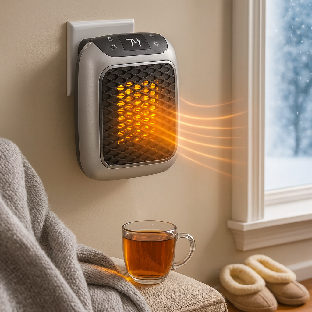 Bärbara energieffektiva värmefläktar