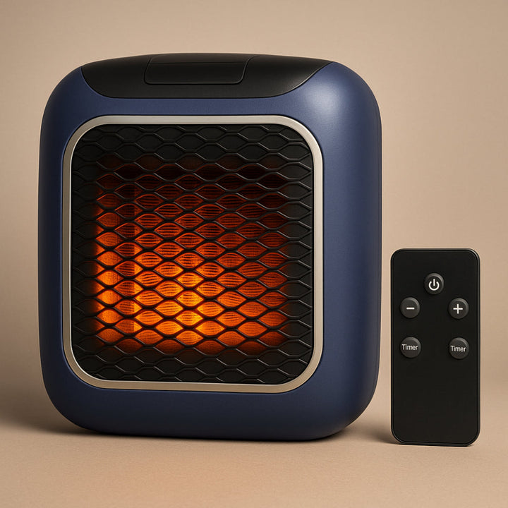WarmiWall keramisk väggvärme – energieffektiv miniradiator med termostat