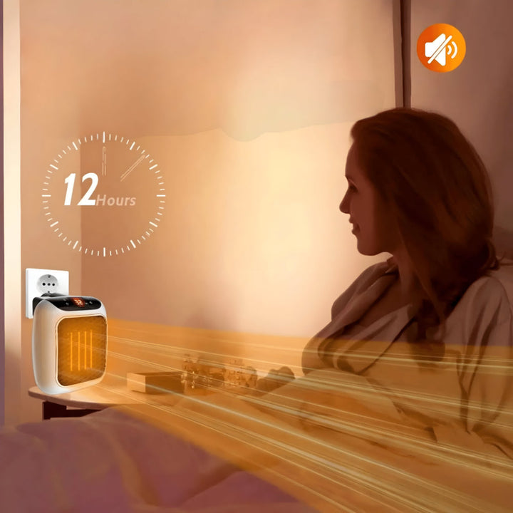 WarmiWall keramisk väggvärme – energieffektiv miniradiator med termostat