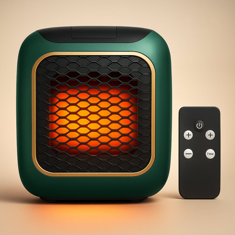 WarmiWall keramisk väggvärme – energieffektiv miniradiator med termostat