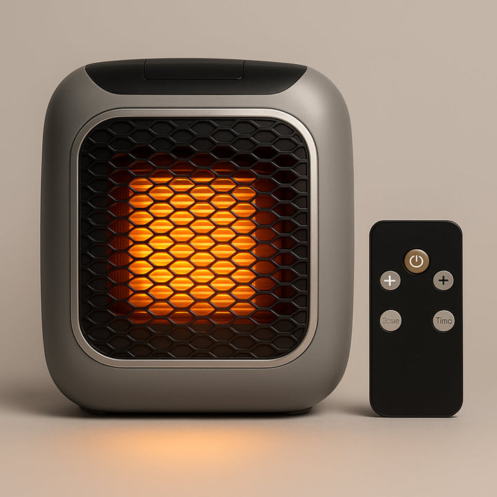WarmiWall keramisk väggvärme – energieffektiv miniradiator med termostat