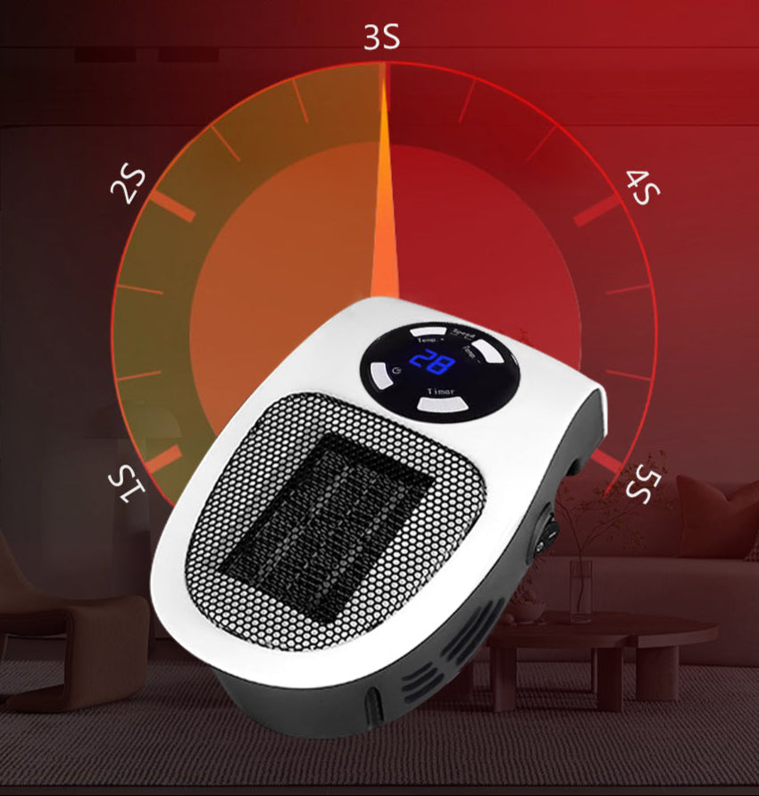 Elegant | Bärbar elektrisk värmare – kompakt – effektiv – tyst
