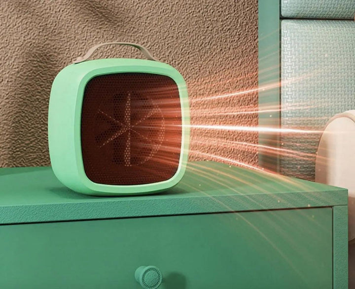 Qube bärbar elektrisk mini rumsvärmare