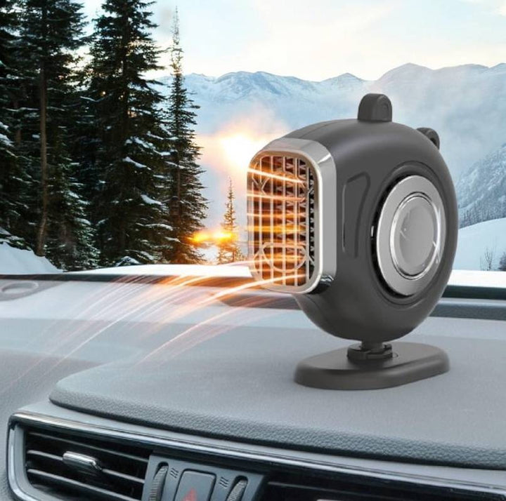 12V bärbar bilvärmare med 360° vinkeljustering