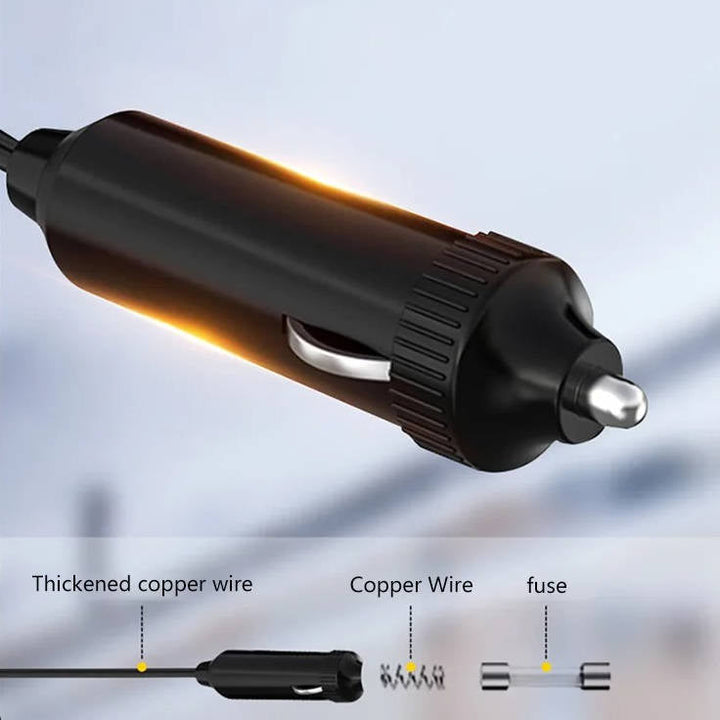 12V/24 bärbar bilvärmare och avfrostare, 120W och 150W snabbvärmande keramisk fläkt för avimning av vindruta