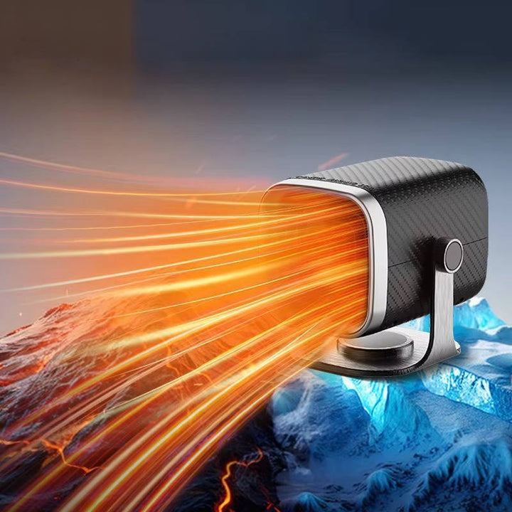 12V/24 bärbar bilvärmare och avfrostare, 120W och 150W snabbvärmande keramisk fläkt för avimning av vindruta