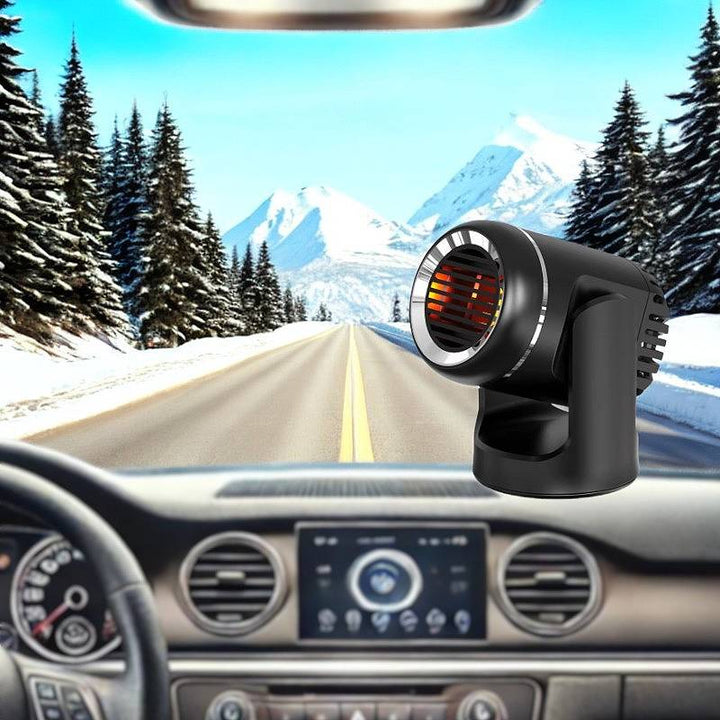 12V bärbar bilvärmare med 360° rotation och överhettningsskydd