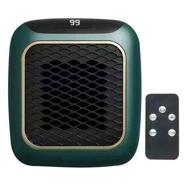 Mini elektrisk väggvärmare, 800W bärbar stickkontaktsdesign