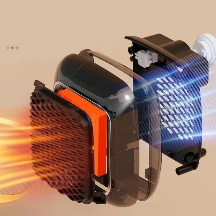Mini elektrisk väggvärmare, 800W bärbar stickkontaktsdesign