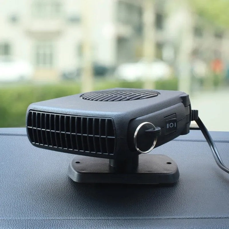 12V bärbar bilvärmare med 360° roterbar bas