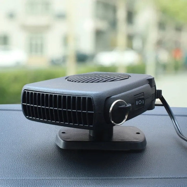 12V bärbar bilvärmare med 360° roterbar bas