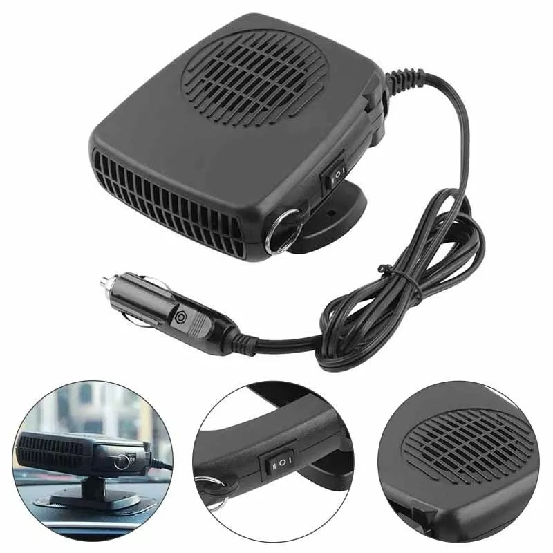 12V bärbar bilvärmare med 360° roterbar bas