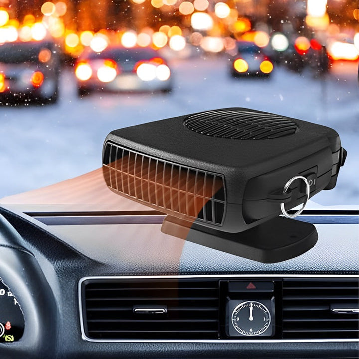 12V bärbar bilvärmare med 360° roterbar bas
