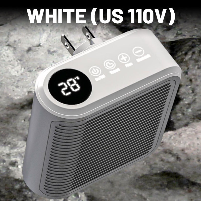 Warmteluxe 800W stickkontaktsvärme – kompakt energieffektiv minivärmare