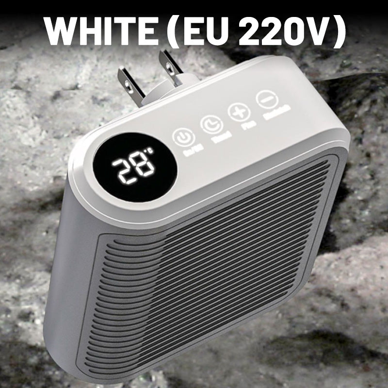 Warmteluxe 800W stickkontaktsvärme – kompakt energieffektiv minivärmare
